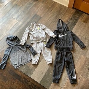 Toddler Boys 3T Lot Under Armour and Nike 2 Piece Sets